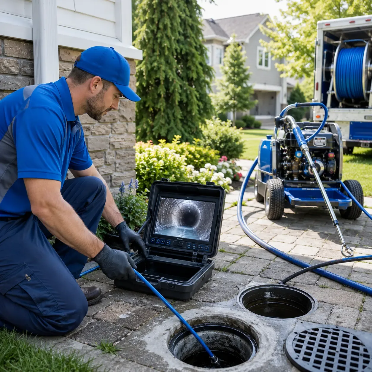 Outdoor drain cleaning professionals serving Muskegon, MI